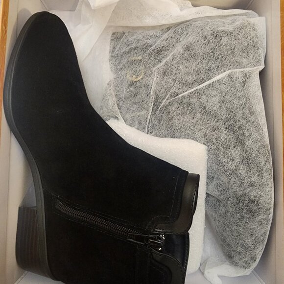 Bella Vita Womens Beatrice Dr Black Kidsuede Leather 7.5W - B005 - Picture 8 of 10